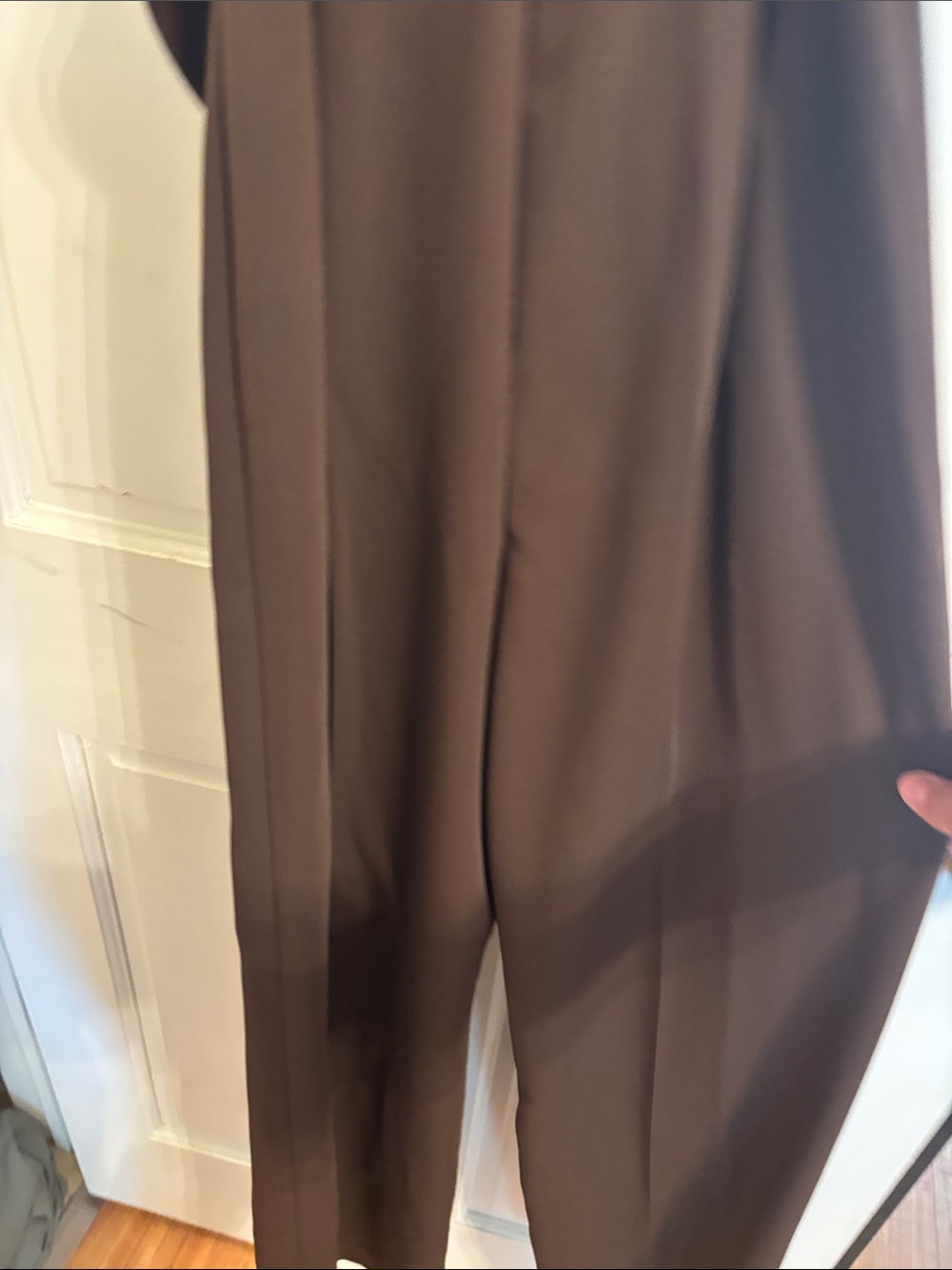 Zara Dark Brown Sleeveless Jumpsuit with Belt Detail - Picture 6 of 6